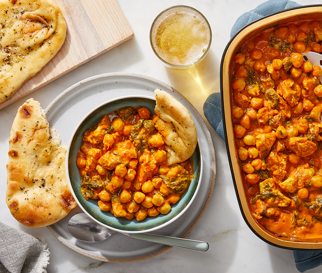  Chicken & Chickpea Curry with Naan  $24.98 
