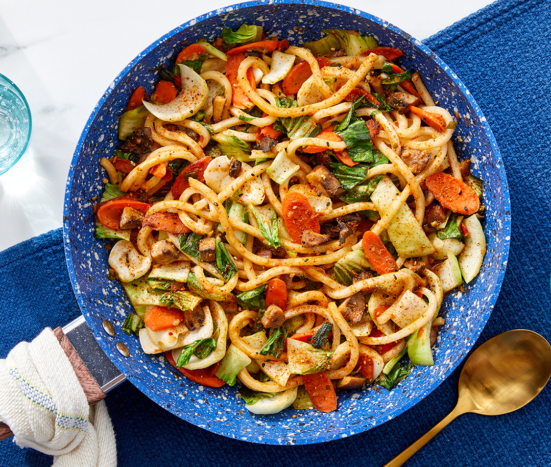 One-Pan Udon Noodle & Spicy Peanut Stir-Fry  $24.98 